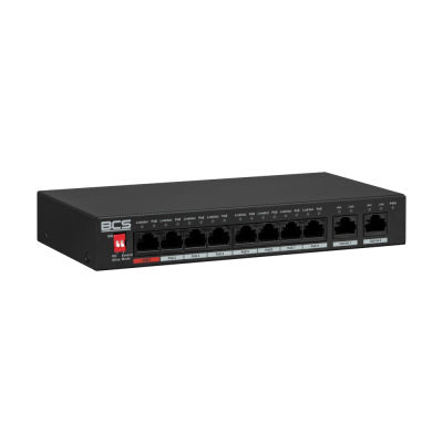 Przełącznik PoE 10-portowy BCS-L-SP0802G(2)